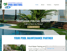 Tablet Screenshot of hudsonvalleypooldoctors.com